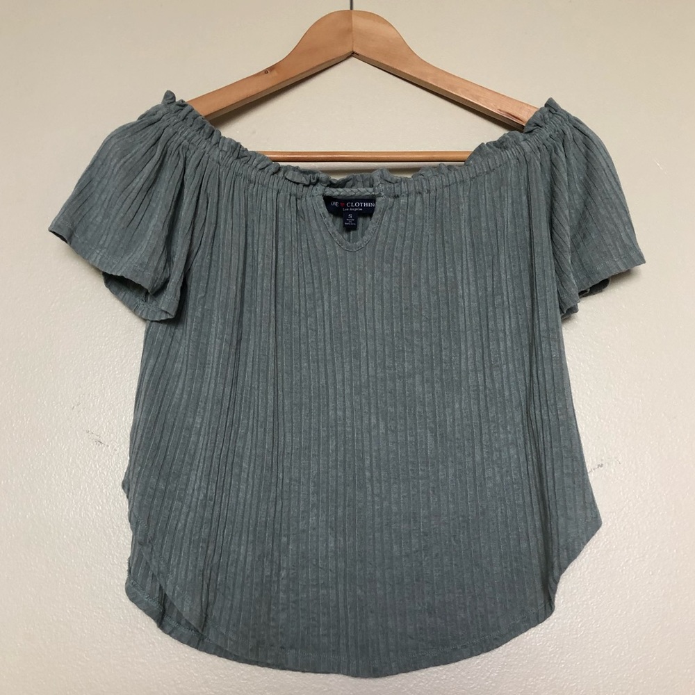 Sage Off-the-Shoulder Top, Small || One Clothing
